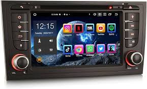 Autoradio Erisin 7" Android 13 pour Audi A6 - Bluetooth