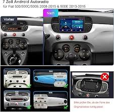 Autoradio Android 13 sans fil pour Fiat 500/500C/500S 2008
