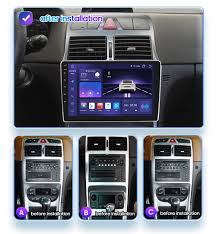 Autoradio Android 13 9 pouces sans fil pour Peugeot