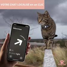 Croc-Cat® : Collier Chat avec Support AirTag Apple