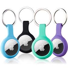 Lot de 4 Étuis en Silicone pour Air Tag - Protection Légère et Élégante