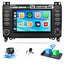 Autoradio Android 13 2+64G pour Mercedes-Benz Classe A/B et Vito