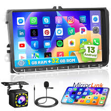 Autoradio Android 13 9'' pour VW Golf/Polo/Passat/Jetta - Bluetooth
