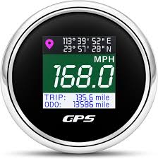 Compteur de Vitesse GPS 52 mm Étanche pour Bateau