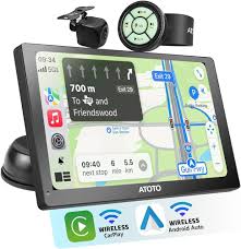 ATOTO P5 - Autoradio Portable GPS Carplay Sans Fil