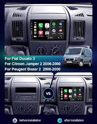 YUNTX Autoradio Android 13 2 Din pour Fiat Ducato
