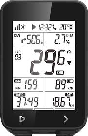 Compteur GPS Vélo iGS320 - Étanche et Sans Fil
