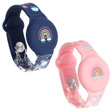 Bracelet Enfant Boho Arc-en-Ciel pour AirTag - Anti Perte