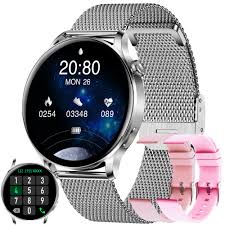 Montre Connectée Femme Bluetooth 5.1 - Compatible Android & iOS