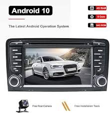 ZAKSEM Android 10.0 pour Audi A3 S3 2002-2013 - Octa Core 4 Go