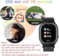 Montre Intelligente Enfant PTHTECHUS - Traceur GPS avec SOS