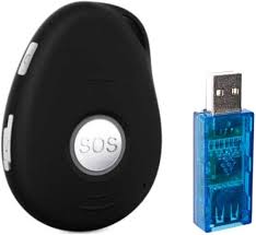 G-Assistant® SOS Tracker GPS Noir Carbone avec Dongle USB