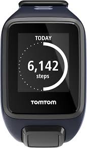 Montre GPS TomTom Runner 2 Music - Bracelet Fin Bleu Marine