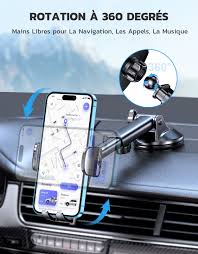 Support Téléphone Voiture CIRYCASE 2025 - Ventouse Ultra Résistante